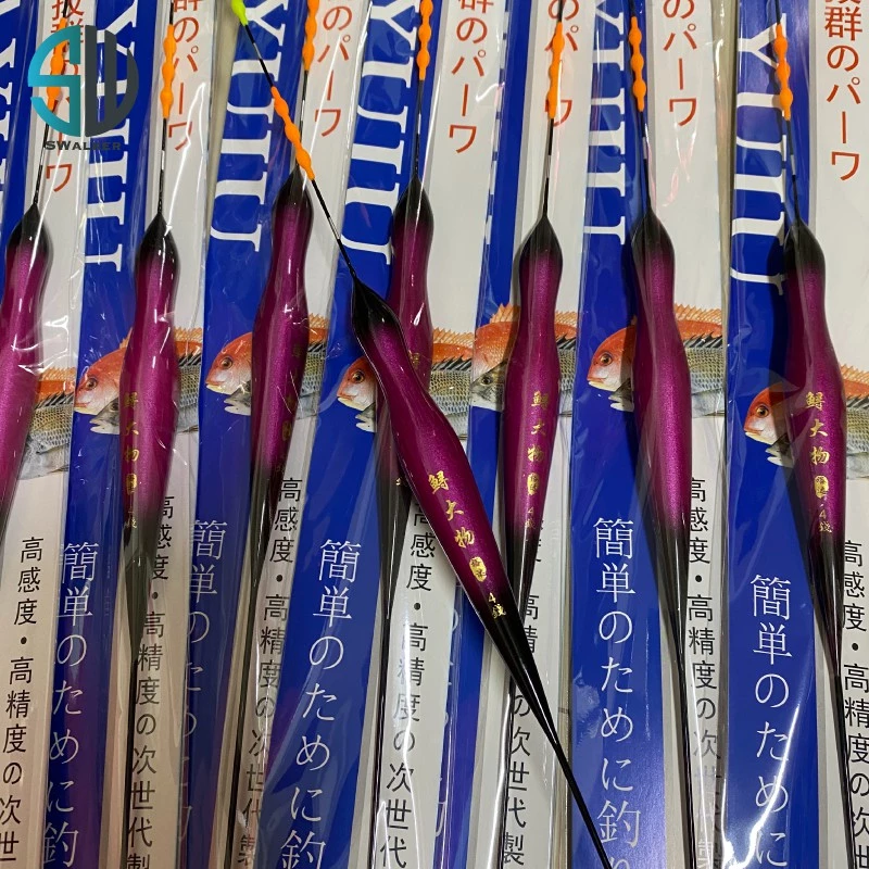 葫蘆型紫黑款磯釣長標 彈簧標腳 1.0–4.0錢（第 4 張）