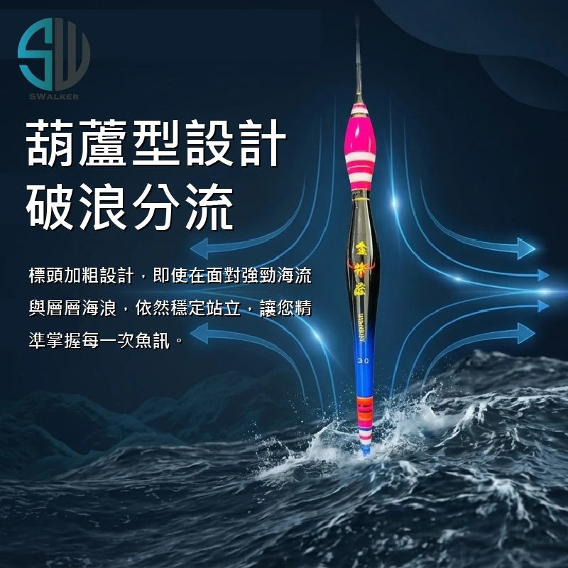 金牛座 葫蘆型磯釣電子長標 1.5–3.0號（第 2 張）