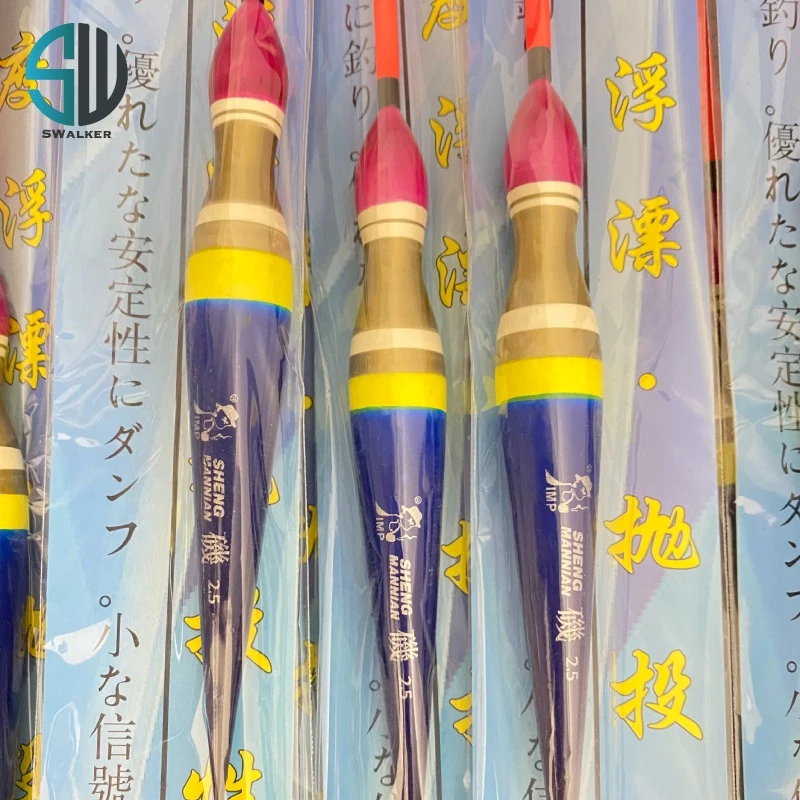 葫蘆型-藍五直尾加粗款 磯釣長標(不鏽鋼轉圜標腳)（第 4 張）