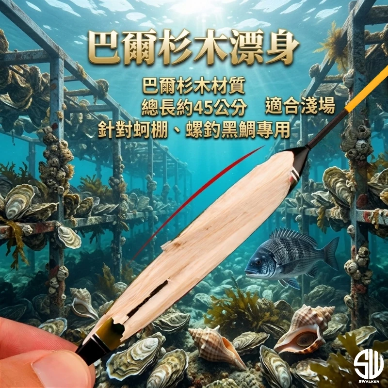 大力金鋼 巴爾杉木流線型磯釣長標（第 3 張）