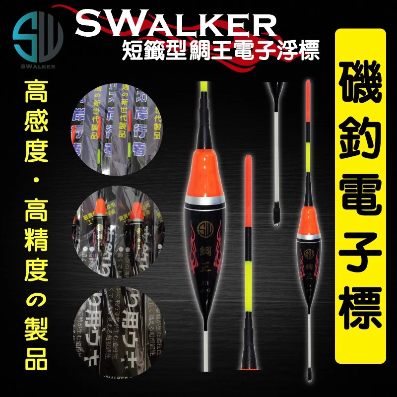 短籤型-鯛王 電子浮標 磯釣短籤(不鏽鋼彈簧標腳)