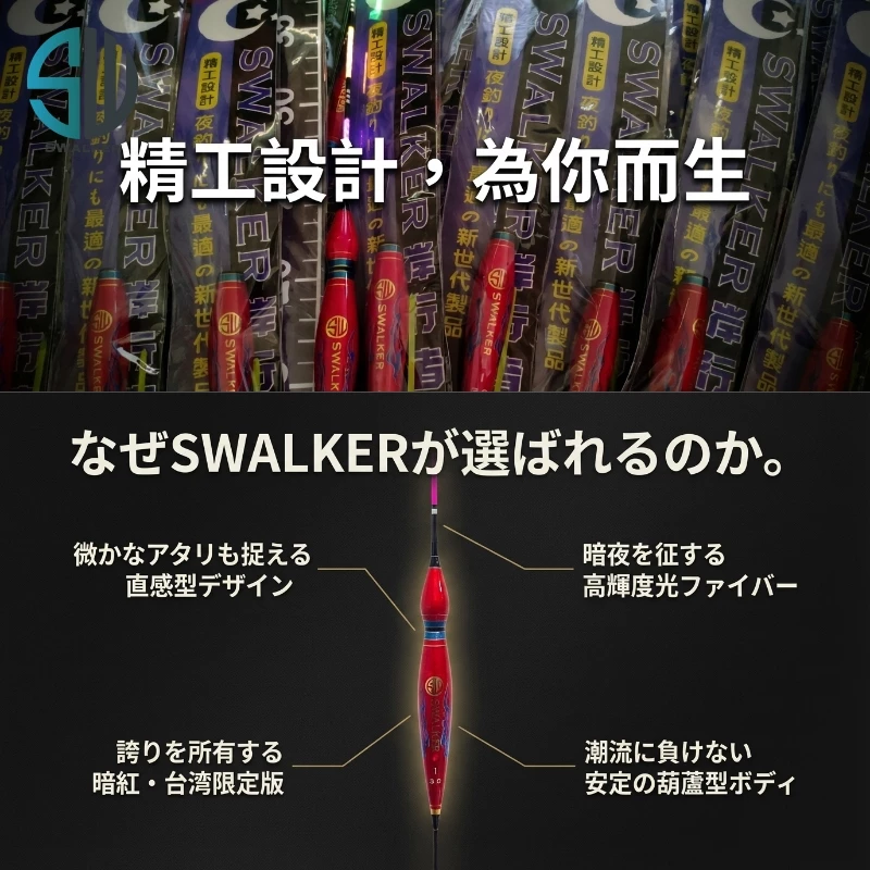 葫蘆型直感型電子浮標 暗紅限定版 1.0–4.0錢（第 2 張）