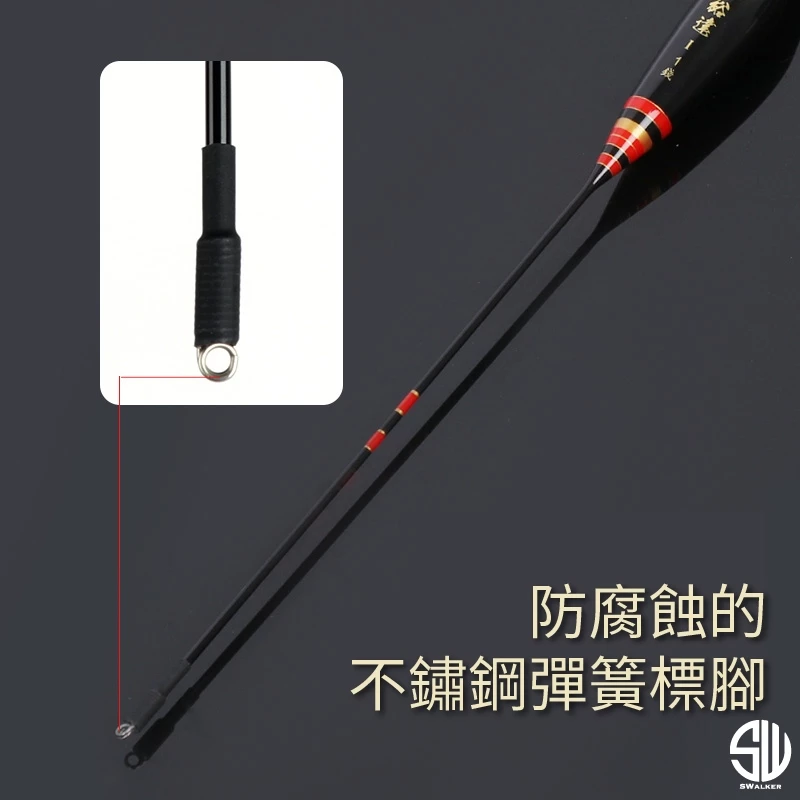 裕達 尖頭葫蘆型 導光光纖尾電子浮標 1.0–4.0錢（第 6 張）