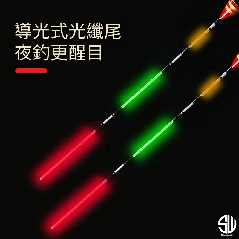裕達 尖頭葫蘆型 導光光纖尾電子浮標 1.0–4.0錢（第 7 張）